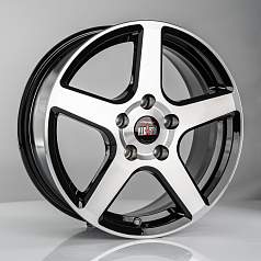 Диск R16 5x114,3 6,5J ET38 D67,1 Alcasta M62 BKF