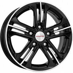 Диск R16 5x114,3 6,5J ET43 67,1 K&K Trinity (КС666) алмаз черный 