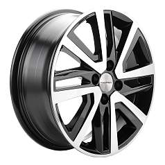 Диск R16 4x100 6J ET47 D56,6 Khomen KHW1609 (16_Nexia) Black-FP