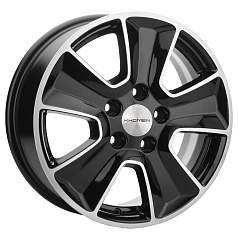 Диск R16 5x114,3 6,5J ET43 D67,1 Khomen KHW1601 (ZV 16_Sonata) Black-FP