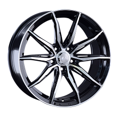Диск R16 4x108 7J ET37,5 D63,3 LS Wheels 1055 BKF
