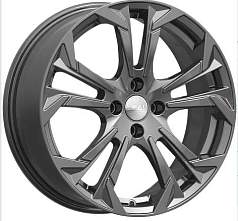 Диск R17 4x100 7J ET41 D60,1 Скад Дунай графит 