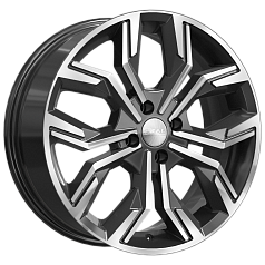 Диск R17 5x114,3 7J ET40 D66,1 Скад Амиата алмаз 