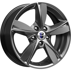 Диск R16 5x108 6,5J ET50 D63,35 Rapid Кинезис оригRapid (КС679) Дарк платинум 