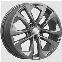 Диск R17 5x114,3 7J ET48 D67,1 Скад Тукан графит 