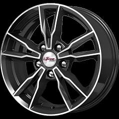 Диск R16 5x114,3 6,5J ET45 D60,1 iFree Икигай Блэк-Джек