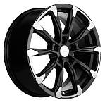 R18 5x114,3 7,5J ET37 D66,5 Khomen KHW1808 ( 18_ZV Haval Jolion) Black-FP