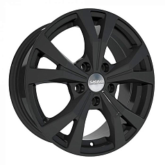 Диск R16 5x114,3 6,5J ET45 D60,1 Скад Нагано Чёрный бархат 
