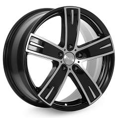 Диск R18 5x112 8J ET50 D66,6 К&К Онегин (КС472) Алмаз черный