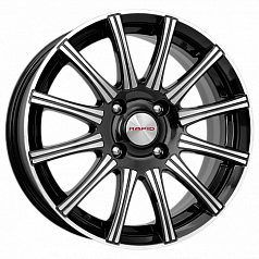 Диск R15 4x98 6J ET40 67,1 K&K Сиеста (КС474) алмаз черный