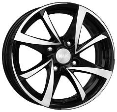 Диск R16 5x108 6,5J ET48 D63,35 K&K Игуана алмаз черный (КС570)