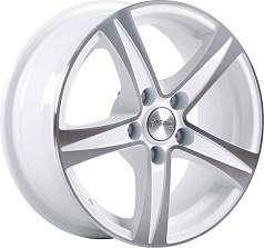Диск R15 5x112 6,5J ET43 D57,1 Скад Sakura алмаз-белый