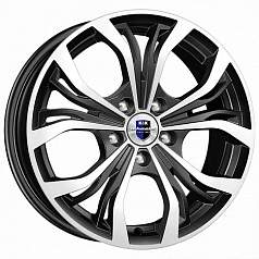 Диск R16 5x114,3 6,5J ET43 67,1 K&K Аламида (КС660) алмаз черный 