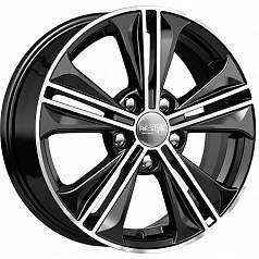 Диск R16 5x114,3 6J ET47 D67,1 К&К КС-778 алмаз чёрный 