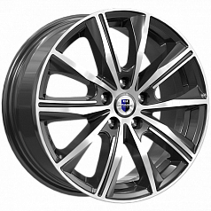 Диск R16 5x100 7J ET45 56,1 K&K Арнар (КС904) алмаз черный 