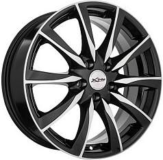Диск R17 5x108 7J ET45 D63,35 X'trike X-120М BKM/FP