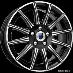 Диск R13 3x98 5J ET35 D60,2 K&K Сиеста (КС477) алмаз черный