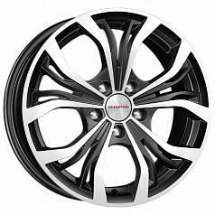 Диск R16 5x114,3 6,5J ET41 D67,1 Rapid Аламида Алмаз Черный 