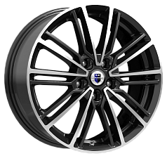 Диск R17 5x114,3 7J ET45 66,1 К&К Эрфурт Алмаз чёрный