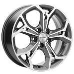 R17 5x114,3 7J ET37 D66,5 Khomen KHW1702 (ZV 17_Haval Jolion) Gray-FP