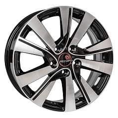 Диск R17 5x114,3 7J ET48 D66,1 Remain R185 Алмаз-черный