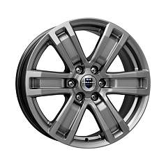 Диск R17 6x139,7 7,5J ET30 D106,1 Rapid R7-Рольф-оригинал (КС457) Дарк платинум