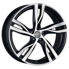 Шины R18 5x112 8J ET39 D66,45 MAK Stockholm Ice Black 