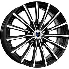 Диск R17 4x100 7J ET38 67,1 К&К Акцент Алмаз чёрный