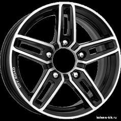 Диск R16 5x139,7 6,5J ET40 D98 K&K Дон алмаз черн, (КС588)