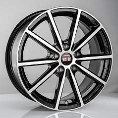 Диск R17 5x114,3 7J ET45 D64,1 Alcasta M61 BKF