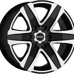 Диск R20 6x139,7 8,5J ET38 D67,1 MAK Stone 6 Black Mirror 