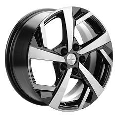 Диск R17 5x110 7J ET45 D67,1 Khomen KHW1712 (ZV 17_DFM 580) Black-FP