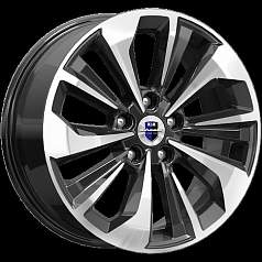 Диск R17 5x110 7J ET35 D67,1 К&К Авиор (КС936-00) алмаз черный 