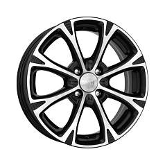 Диск R15 4x114,3 6J ET44 d56,6 K&K Блюз алмаз черный (КС606)