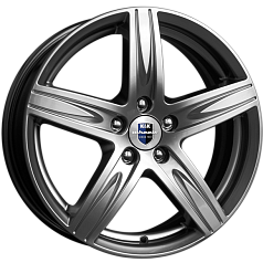 Диск R15 5x100 6J ET38 D67,1 K&K Андорра (КС496) Дарк платинум 