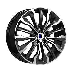 Диск R17 5x108 6,5J ET50 D63,35 К&К Атакама Almaz_black 