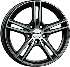 Диск R16 5x112 6,5J ET38 D57,1 Carwel Баруй 223 AB