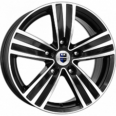 Диск R16 5x108 6,5J ET50 63,35 K&K да Винчи-оригинал (КС608) алмаз черный