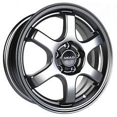 Диск R15 5x100 6J ET38 D57,1 Скад Киото графит 