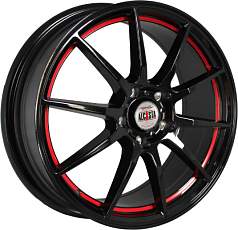 Диск R16 5x114,3 6,5J ET46 D67,1 Alcasta M 23 BKRSI