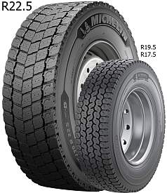 Грузовые шины 315/70 R22,5 Michelin X Multi D TL 154/150L Магистральная Ведущая M+S 