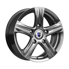 Диск R16 5x114,3 6,5J ET45 D60,1 K&K КС498 Легион-оригинал дарк платинум