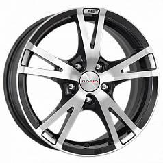 Диск R16 5x114,3 6,5J ET50 64,1 K&K Вольт-оригинал (КС638) алмаз черный 