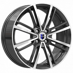 Диск R17 5x100 7J ET48 56,1 K&K Эрфурт (КС898) алмаз черный