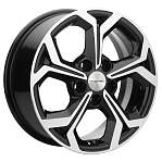 R16 5x114,3 6,5J ET43 D67,1 Khomen KHW1606 (16_Sonata) Black-FP