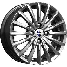 Диск R17 5x112 7J ET45 D66,6 К&К Акцент (КС562) Дарк платинум 
