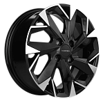 R15 4x100 6J ET45 D56,6 Khomen KHW1508 (Chevrolet Nexia) Black-FP