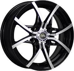 Диск R15 4x100 6J ET48 D54,1 Cross Street Y5314 BKF
