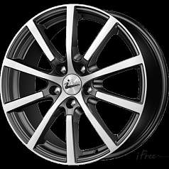 Диск R17 5x112 7J ET50 D57,1 iFree Big-Byz Блэк-Джек