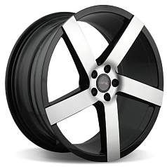 Диск R19 5x112 8,5J ET45 D66,6 Vissol V-080R Black-With-Machined-Face